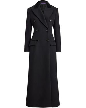 Ralph Lauren Wool-Cashmere Anthony Coat - Black