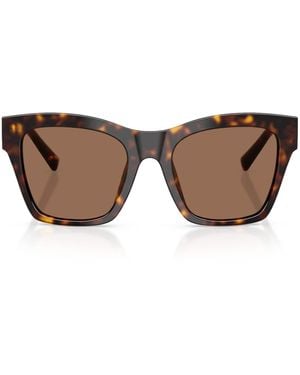 Dolce & Gabbana Tortoiseshell Square Sunglasses - Brown
