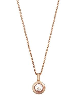 Chopard And Diamond Happy Diamonds Icons Pendant - Metallic