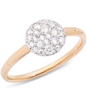 Pomellato Rose And Diamond Sabbia Ring - Brown