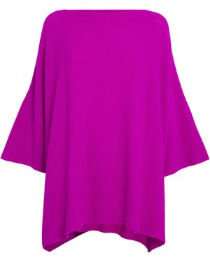 Eskandar Cotton Tunic Top - Purple