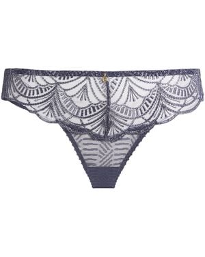 Aubade Lace Vibes Italian Briefs - Grey