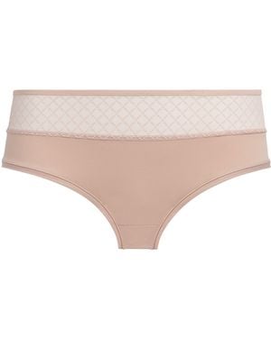 Chantelle Lace-Detail Norah Shorty Briefs - Natural