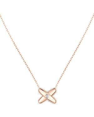 Chaumet And Diamond Jeux De Liens Pendant Necklace - Metallic