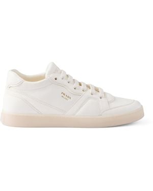 Prada Nappa Leather Trainers - White