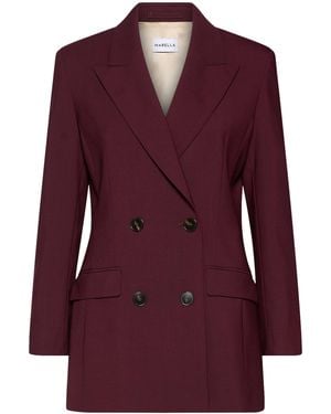 Marella Stretch-Wool Blazer - Purple
