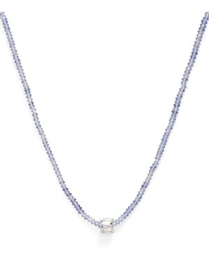 Suzanne Kalan And Iolite Infinite Beaded Necklace - Metallic