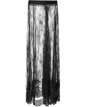 AllSaints Lace Arran Maxi Skirt - Black