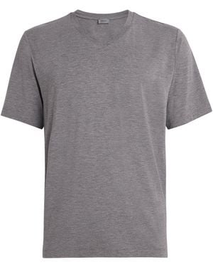 Hanro V-Neck Casuals T-Shirt - Grey