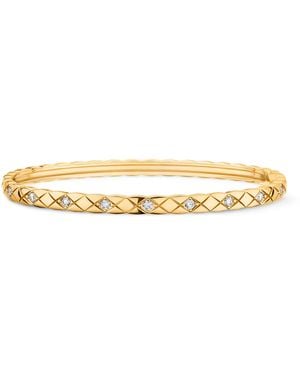 CHANEL And Diamond Coco Crush Bangle - Natural