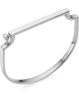 Monica Vinader Sterling Signature Bangle - Metallic