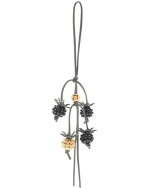 Loewe Berry Bag Charm - Metallic