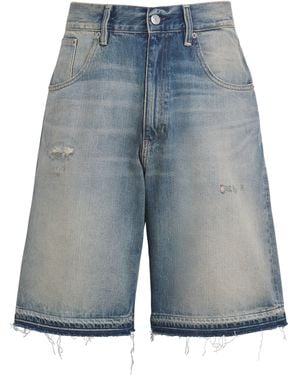sunflower Distressed Denim Shorts - Blue