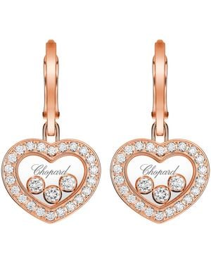 Chopard And Diamond Happy Diamonds Earrings - Multicolour