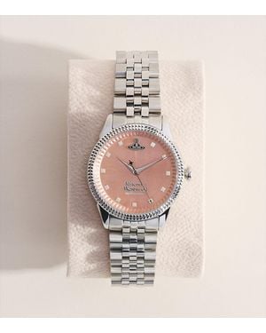 Vivienne Westwood Stainless Steel Little Seymour Watch - Pink
