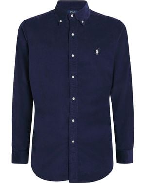 Polo Ralph Lauren Corduroy Custom-Fit Shirt - Blue