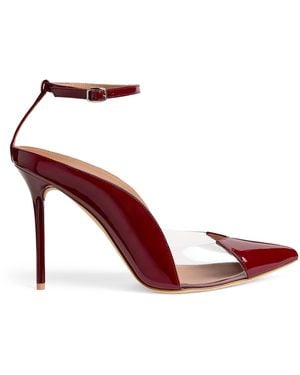 Malone Souliers Leather Malia Pumps 100 - Red