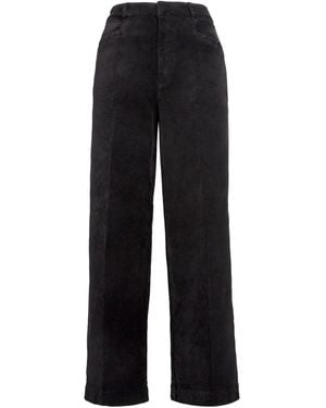 PAIGE Velvet Anessa Trousers - Black