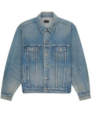 Saint Laurent Trucker Denim Jacket - Blue