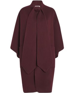 Wolk Morais Cashmere Belleville Trench Coat - Purple