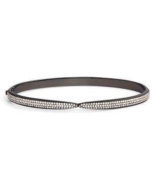 Eva Fehren And Diamond Kissing Claw Bracelet - White
