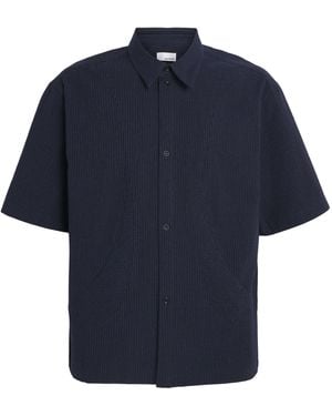 SAGE NATION Pinstripe Takeshi Shirt - Blue