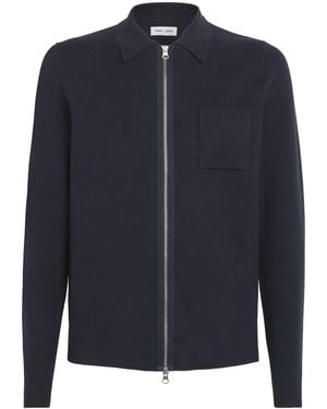 Samsøe & Samsøe Guna Zip-Up Cardigan - Blue
