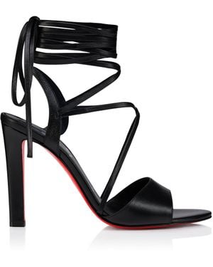 Christian Louboutin Fanny Randa Leather Sandals 100 - Black
