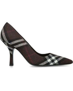 Burberry Check Dame Pumps 90 - Black