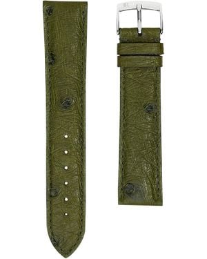 Jean Rousseau Ostrich Classic 3.5 Watch Strap - Green