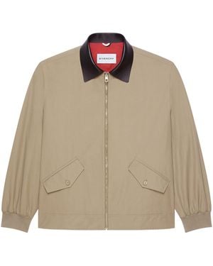 Givenchy Wool-Blend Harrington Jacket - Natural