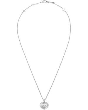 Chopard And Diamond Happy Diamonds Icons Joaillerie Pendant Necklace - Metallic