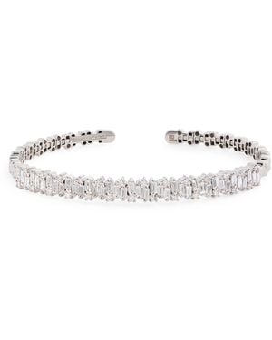 Suzanne Kalan Small And Diamond Classic Fireworks Bangle - Metallic