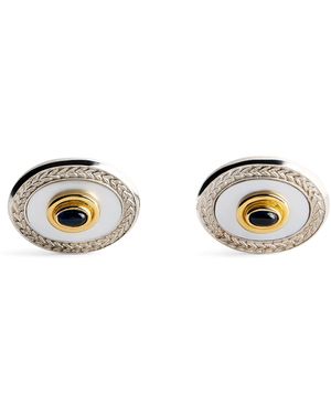 Deakin & Francis Sterling And Wreath Cufflinks - Metallic