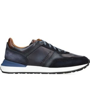 Magnanni Xl Grafton 3 Runner Trainers - Blue