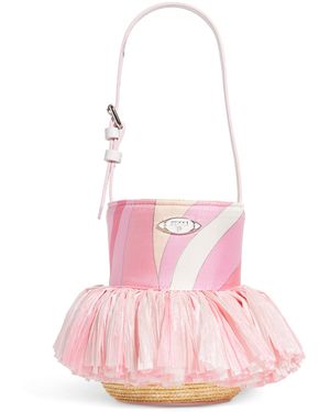 Emilio Pucci Mini Nella Bucket Bag - Pink