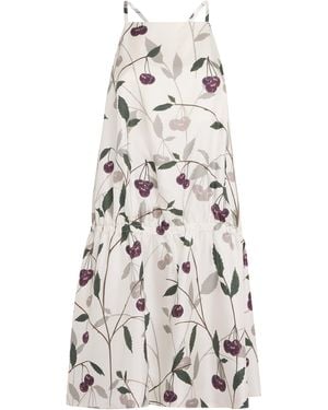 Stella McCartney Silk High Summer Cherry Mini Dress - White