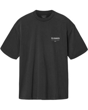 AllSaints Cotton Backstage T-Shirt - Black