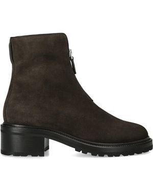 The Row Hike Suede Ankle Boots 15 - Black