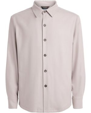 Colombo Wool-Blend Overshirt - Pink