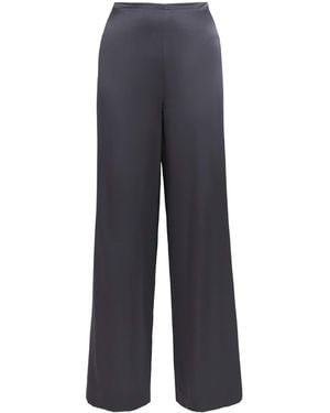 STAUD Silk-Blend Stroll Pants - Blue