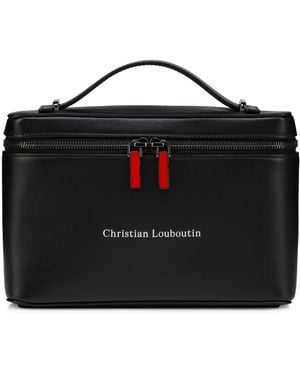 Christian Louboutin Tactical Calfskin Cross-Body Bag - Black