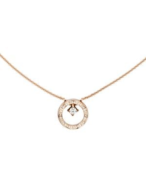 CHANEL And Diamond Coco Crush Necklace - Natural