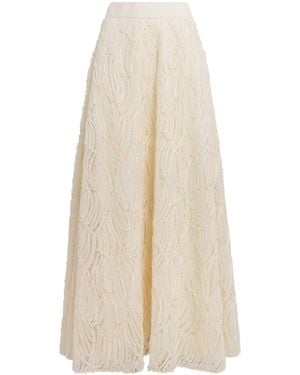 ME+EM Tulle Maxi Skirt - White