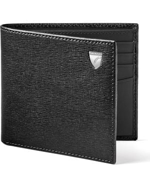 Aspinal of London Leather Bifold Wallet - Black