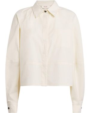 RETORI Cotton Poplin Cropped Shirt - White