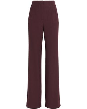 Veronica Beard Jude Wide-Leg Pants - Purple