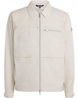 Moose Knuckles Collared Track Jacket - White