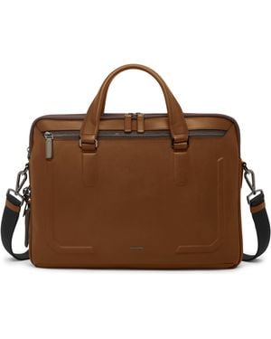 Tumi Leather Harrison Briefcase - Brown