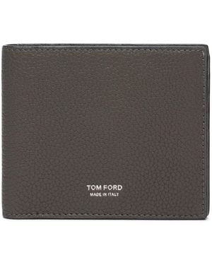 Tom Ford Grained Leather Bifold Wallet - Black